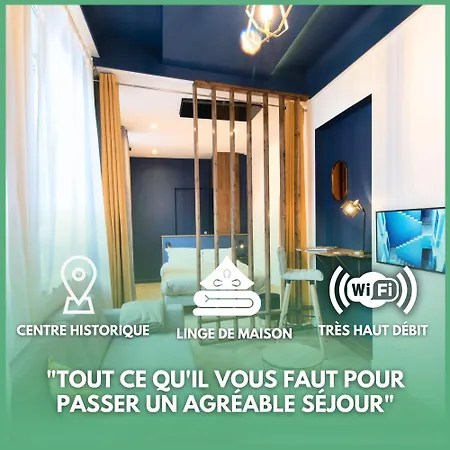 Le Basin - Premium - Terrasse -hypercentre - Cosy - Rent Immo * Dijon